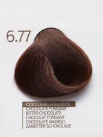 Зареди изображението в галерията, Цвят 6.77, Крем-боя за коса Design Look в нюанс Bitter Chocolate, идеален за покритие на бели коси.