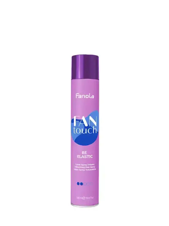 Fanola be elastic 500ml hairspray for volume with light hold, ideal for all hair types, from fan touch series