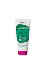 Зареди изображението в галерията, Fanola Clover Green цветна маска 200 мл за подхранване и хидратация на боядисана коса.