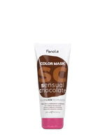 Зареди изображението в галерията, Fanola Sensual Chocolate 200ml color mask for nourishing and hydrating hair with a rich chocolate hue.