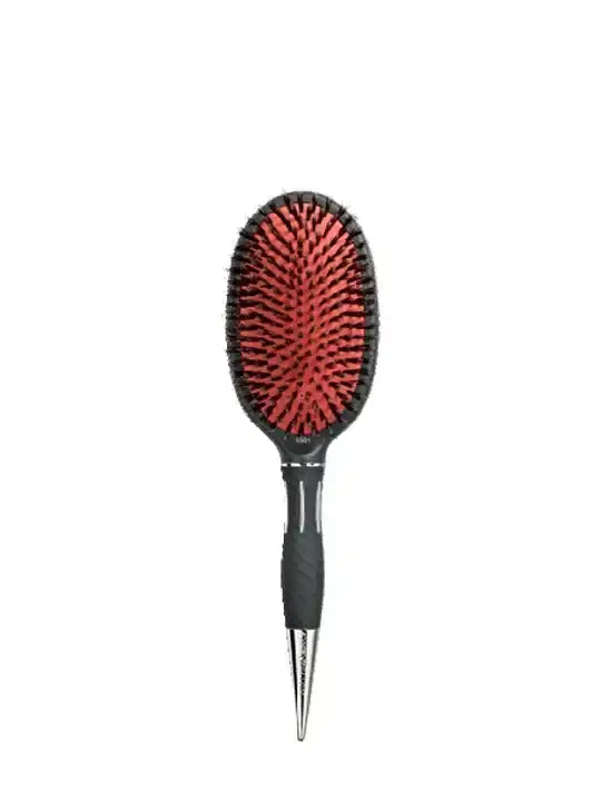 Kent Natural Bristle четка за коса с естествен косъм KS01, идеална за финa и нормална коса с омекотяващ ефект.