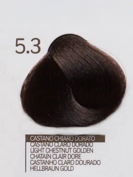 Крем-боя за коса Design Look 5.3 Light Chestnut Golden - нюанс с подхранваща формула.