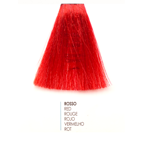 Цвят на коса fanola intensifier red   яркочервен нюанс с варианти на етикет на различни езици