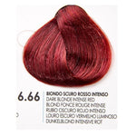 Зареди изображението в галерията, Цвят бои за коса Fanola Intense Red 6.66 - тъмен блондин с интенсивно червено оттенък.
