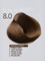 Зареди изображението в галерията, Цвят 8.0 Light Blonde – италианска крем-боя, представен в образец на коса.
