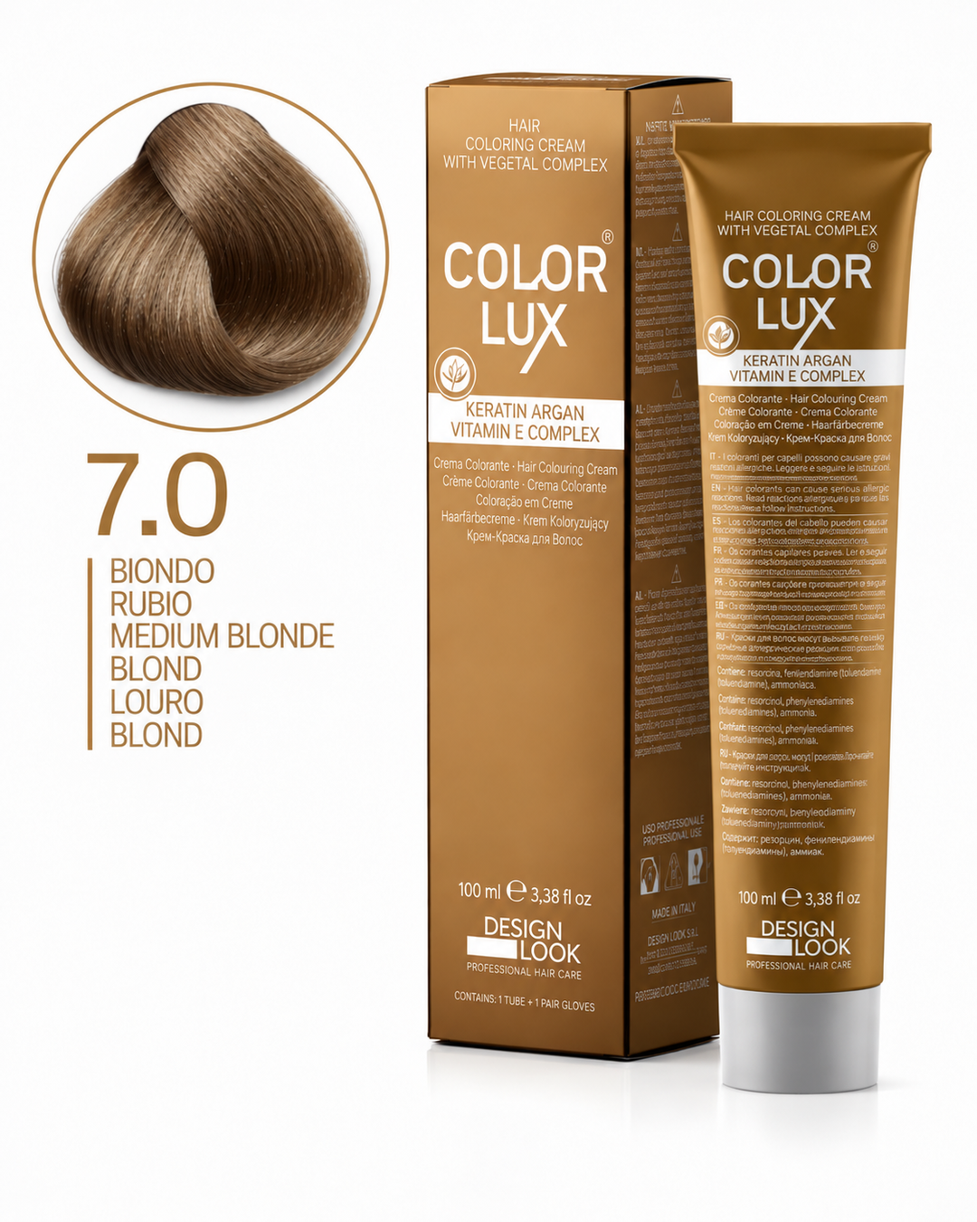 Design Look 7.0 Medium Blonde боя за коса 100 мл