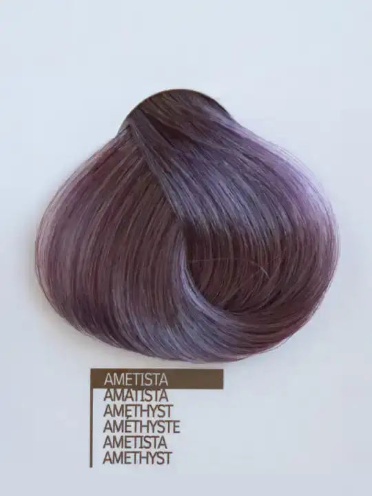 Design look amethyst боя за коса   лилав нюанс с кератин и арган, 100% покритие на бели коси