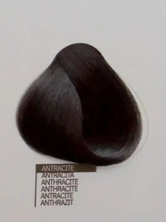 Цвят боя за коса anthracite   тъмен антрацит за професионално боядисване с 100% покритие на бели коси