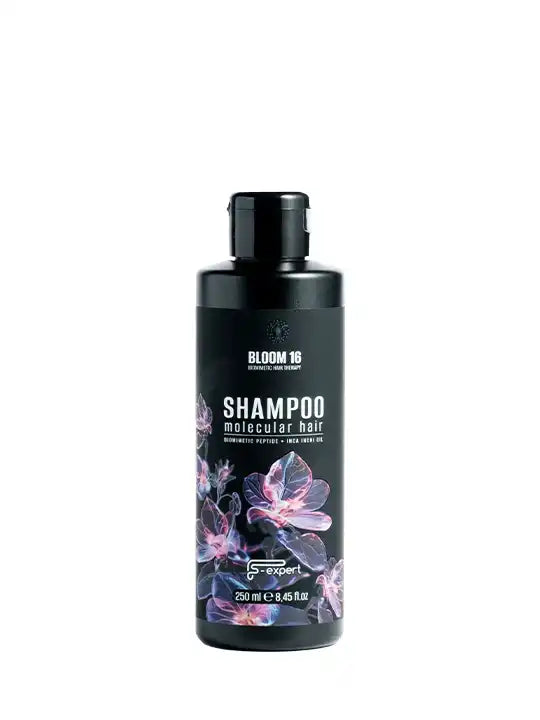 BLOOM 16 молекулярен шампоан 250 мл с иновативна формула за регенерация на косата и нежна грижа за скалпа.