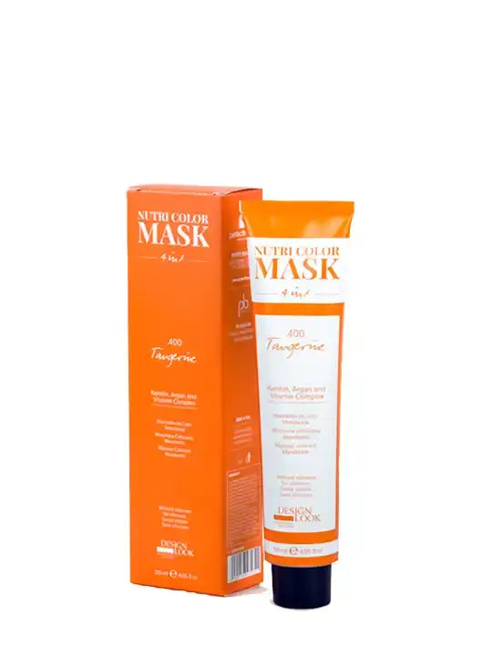 Design Look Color Mask 4 в 1 Цветна маска Мандарина 300 мл за подхранване и тониране на коса.