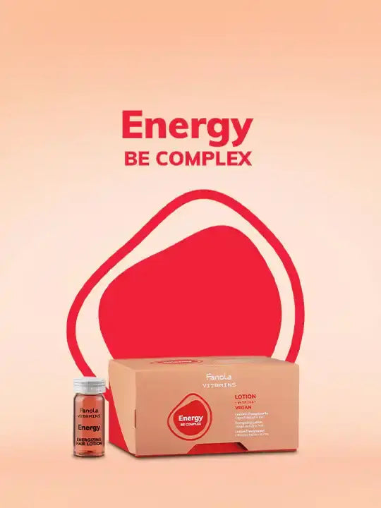 Fanola Energy Lotion ампули против косопад, опаковка с 12x10 мл, проектирани за укрепване на косата.