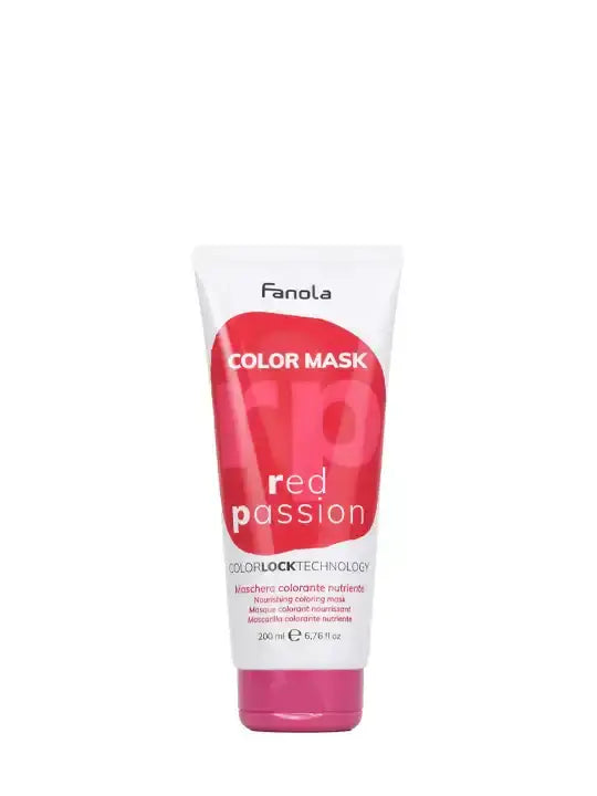 Fanola Red Passion цветна маска за коса 200 мл, подхранваща и хидратираща, придаваща меден нюанс.