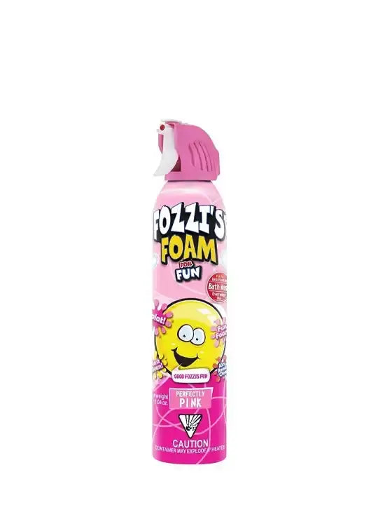 Fozzi’s Blaster pink foam for kids bath, 250 ml, fun bathing experience with fruity scent and gentle formula.