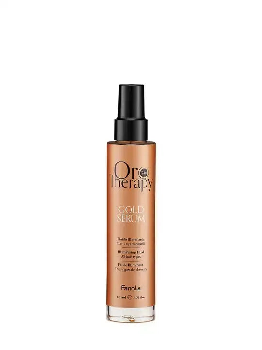 Oro Therapy Gold хидратиращ серум 100 мл с помпа за лесно нанасяне и натурален състав.