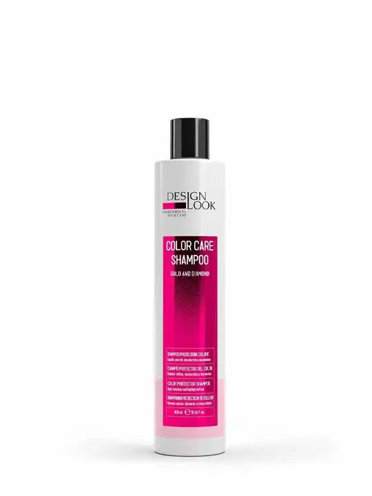 Design look color care shampoo 300ml for dyed hair, enriched with protective ingredients for color maintenance